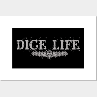 Dice Life - light Posters and Art